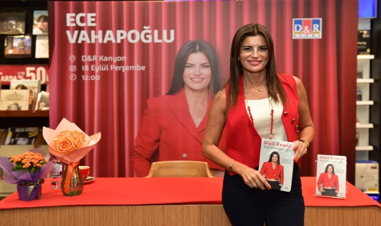 ECE VAHAPOĞLU’NUN YENİ KİTABI ‘DİŞİL ENERJİ’YE BÜYÜK İLGİ