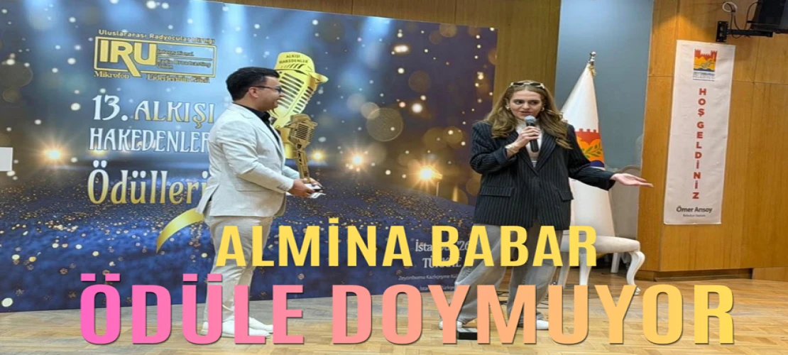 GENEL YAYIN MÜDÜRÜMÜZ ALMİNA BESRA BABAR’A BÜYÜK ONUR