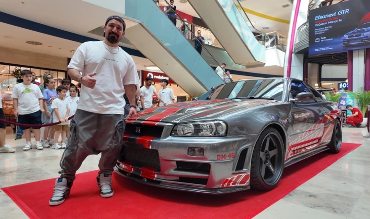 DOĞUKAN MANÇO’NUN GTR R34’Ü İLK KEZ AVM’DE