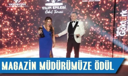 MAGAZİN MÜDÜRÜMÜZ SELHAN ÖZDEMİR'E ÖDÜL
