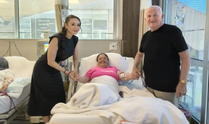 EYLEM ŞENKAL, DİYALİZ HASTALARINA MORAL OLDU