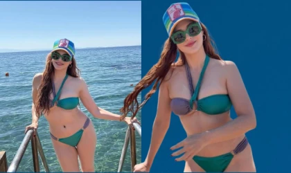 MİNE TUGAY'DAN BİKİNİLİ POZLAR